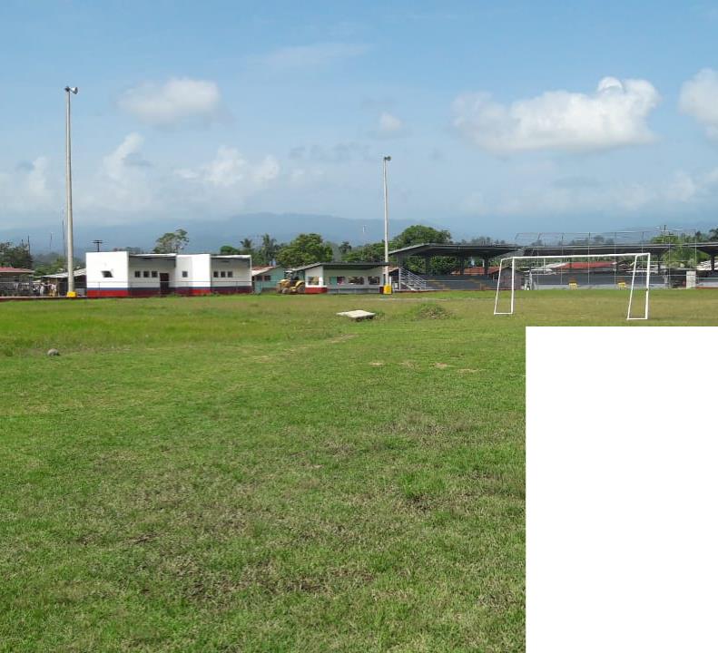 Campo deportivo del complejo de Finca la 30 para PANDEPORTES